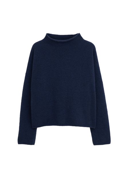 Hovedbilde MIKA YAK FUNNELNECK SWEATER Navy
