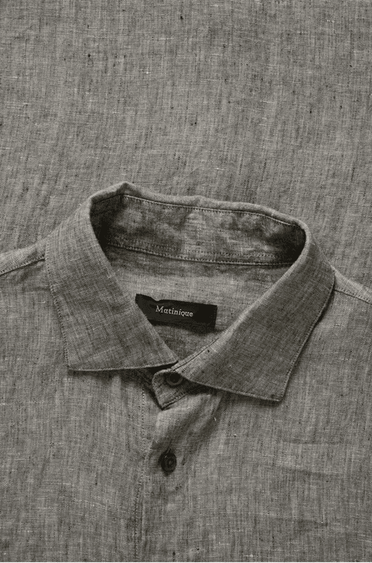 MARC SHORT LINSKJORTE Brun