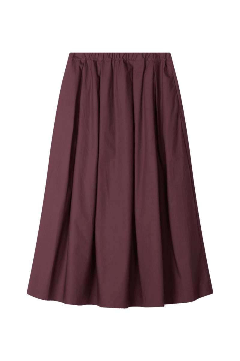 JORINA MAXI SKIRT Bordeaux