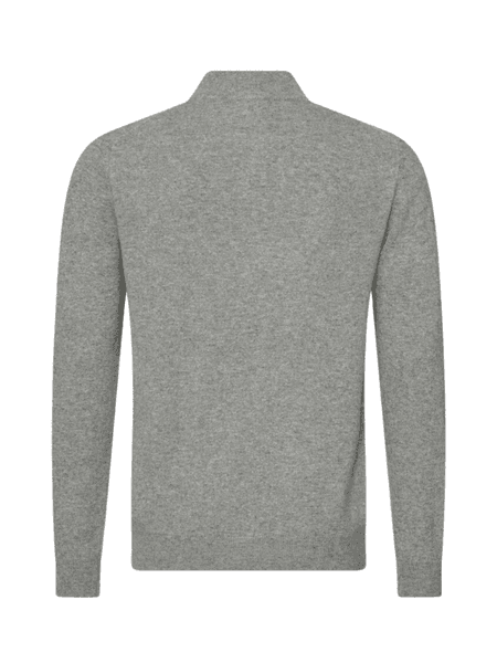 Bilde av PATTON HALF ZIP GREY MELANGE